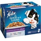 Felix AGAIL Favourites Jelly Selection Adult Cats Complete Pet Food 12 x 100g