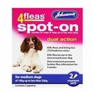 Johnsons Fleas Spot On Medium Dog Kills Fleas on Contact with 4 Weeks Protection