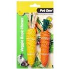 Pet One Veggie Rope For Small Animals, Improve your Animals Dental Health, x 2