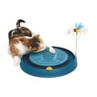 Catit 3 in 1 activity toy with Circuit Ball Toy, Catnip and multi Massager