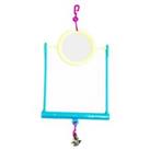 Small Bird Toy Happy Pet Fun At The Fair Mirror Colourful Swing Hanging Cage Fun