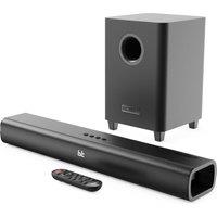 Majority NAGA60BLK Naga 60 Plus Soundbar with Wireless Subwoofer