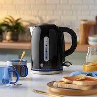 Russell Hobbs 20462 1.7L Quiet Boil Kettle - Black Stainless Steel