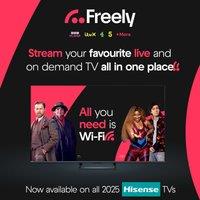 Hisense E5QTUK 32inch Full 1080 HD QLED Freely Smart TV - 32E5QTUK