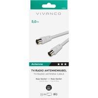 Vivanco 43064 5m Coaxial to Coaxial Lead