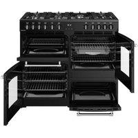 Belling 444411829 Farmhouse 100DF Dual Fuel Range Cooker - Black