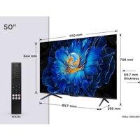 TCL C6KS 50inch 4K HDR Premium Smart Google TV with Freely - 50C6KSUK