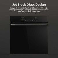 Hisense BI624CBPGUK Hi2 77L Built-in Catalytic Oven - Black