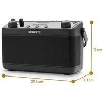 Roberts BLUTUNE 7 Bluetooth DAB+ & FM Stereo Radio - Black