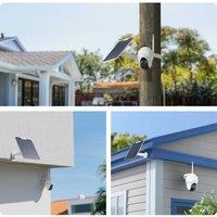 Reolink BWPT4K05SP64 Argus 4G LTE PT AI Battery Cam Kit +64gb SDcard with Solar Panel