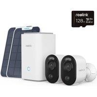 Reolink Advantage Series 4K WiFi Battery Cam 2pk+Hub+128GB - BWS4KC01SP2-2
