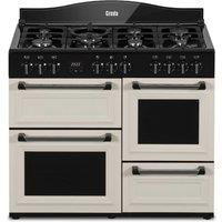 Creda C100RCDFT 1000mm Dual Fuel Range Cooker with Wok Burner - Cream