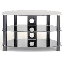 TTAP C303C-1200-3BB Vantage 3 Shelf Glass TV Stand