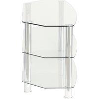 TTAP C303C-1200-3CC Vantage 3 Shelf Glass TV Stand