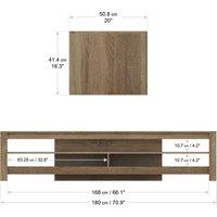 AVF CA180RGO Calibre 180cm TV Stand - Rustic Sawn Oak