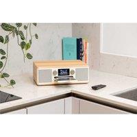 Pure CLASSIC-CD6 DAB+/FM CD Radio with Bluetooth - White & Oak