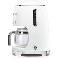 Smeg DCF02WHUK Retro Design Drip Filter Coffee Machine - White