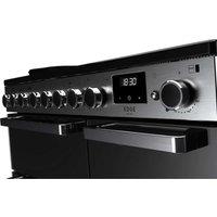 Rangemaster EDDL90EIGBLK/CM1 90 cm Electric Induction Range Cooker - Black & Chrome