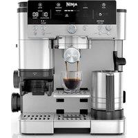 Ninja ES601UK Luxe Cafe Premier 15 Presets Dual Froth Espresso Machine - Steel
