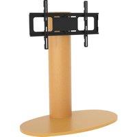 AVF FL930CHEO Affinity Chepstow One Oval Pedestal TV Stand for 32-65inch TVs - Oak