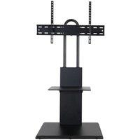 TTAP FS2 TV Stand with Height Adjustable Swivel Bracket for up to 65inch TVs - Black