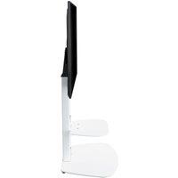 AVF Lucerne 70cm Curved Pedestal TV Stand - Stain White - FSL700LUCSWW