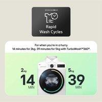 LG Series 4 Pro AI Direct Drive 10kg Wash 6kg Dry 1400rpm Washer Dryer - FWY706NCTN1