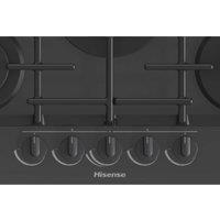 Hisense GG773B 75cm 5 Burner Gas Hob - Black