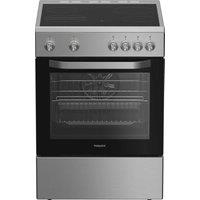 Hotpoint H6V5KMX/UK 60cm Electric Single Cooker with Multiflow - Stainless Steel