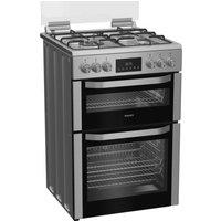 Hotpoint HDD6GDC2WX Dual Fuel Double Oven Cooker - Inox