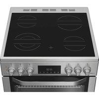 Hotpoint HDE6VDCASX 60cm Electric Double Cooker - Stainless Steel