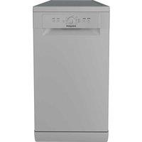 Hotpoint HF9E1B19SUK Slimline Dishwasher - Silver
