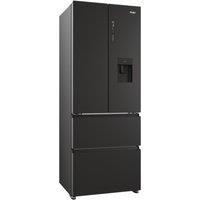Haier HFR5719EWPB 700mm No Frost Fridge Freezer - Black