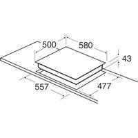 CDA HG6351SS 60cm 4 Burner Gas Hob