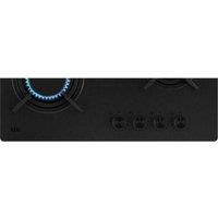 AEG 8000 Flamelight HKB64341NL Gas on Glass Hob 60cm - Black