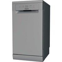 Hotpoint HP2FE10CS90SUK 9 Place Setting Slimline Dishwasher - Silver