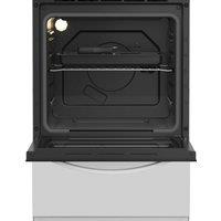 Indesit I5E3KMW Electric Cooker with 4 Zone Sealed Plate Hob - White