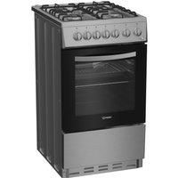 Indesit 50cm Dual Fuel Single Cooker - I5G3PMX