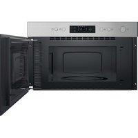 Indesit IM K12 XUK 22l 750W Built-In Microwave & Grill - Stainless Steel