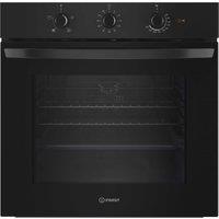 Indesit IO 233 B UK Click&Clean Electric Single Fan Oven - Black