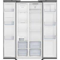 Iceking IQ30-SBS178BL 445L Side By Side Fridge Freezer - Black