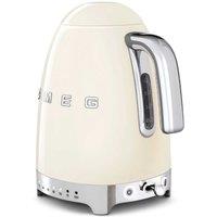 Smeg KLF04CRUK 1.7L Kettle with 7 Temperatures - Cream