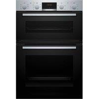 Bosch MBA533BS3B Series 4 Built In Double Oven with 3d Hot Air - Stainless Steel