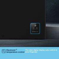 Fridgemaster Chest Freezer - Black - MCF145EB