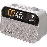 Pure MOMENT Alarm Clock Radio with DAB+ and Bluetooth - White