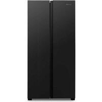 Fridgemaster MS83430EB 441l Side By Side American Style Fridge Freezer - Black