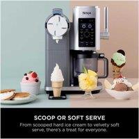 Ninja CREAMi Scoop & Swirl 13-in-1 Soft Serve & Ice Cream Maker - NC701UK