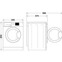 Hotpoint Anti-Stain NDB 9635 W UK 9KG Wash 6KG Dry Washer Dryer