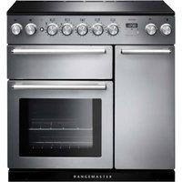 Rangemaster Nexus 90cm Electric Induction 146L Range Cooker - Stainless Steel