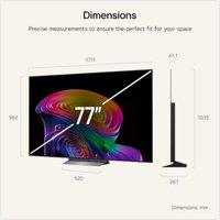 LG C66LB 77inch 4K Ultra HD OLED HDR evo AI Smart TV - 77C66LB